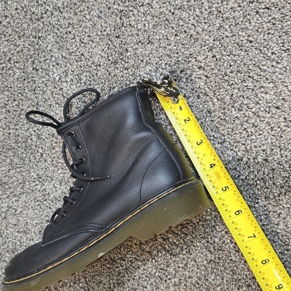 Doc Dr.Martens Kids  Ankle Tractor Platform Chunky Leather Boots shoes 2 - Picture 12 of 12